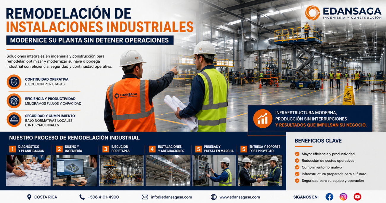 Remodelación de Instalaciones Industriales