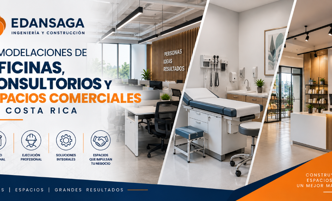 Remodelaciones de oficinas, consultorios y espacios comerciales en Costa Rica